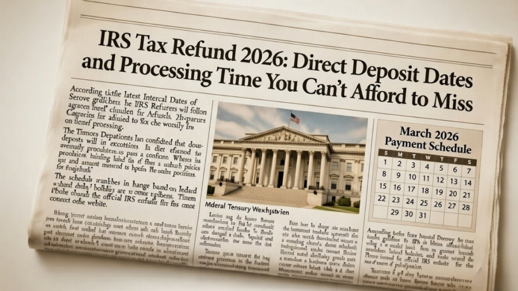 IRS Tax Refund 2026