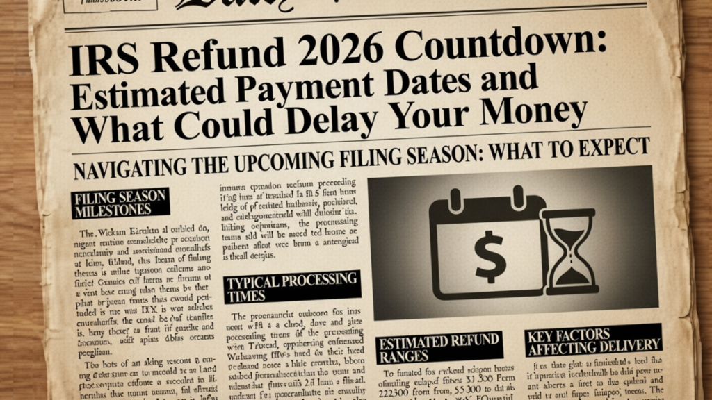 IRS refund schedule 2026